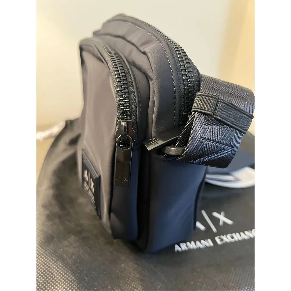 A|X Armani Exchange Blue Edition Messenger Crossbody Bag